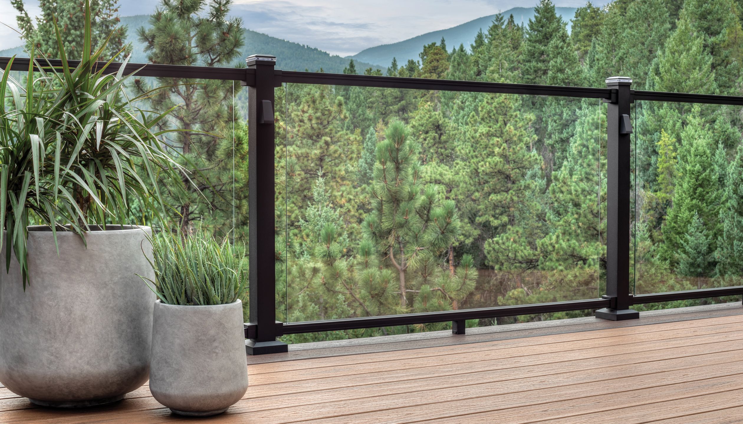 Trex Glass Railing
